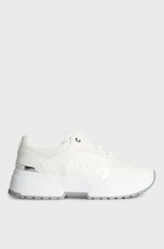 Женские белые кроссовки PERCY Белый 38.5 Michael Kors 43H3PCFS1L