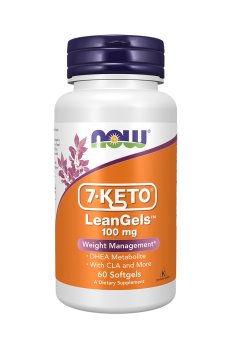 Дегидроэпиандростерон NOW Foods 7-KETO LeanGels 100 мг, 60 капсул