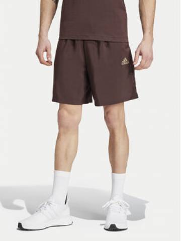 adidas Спортивні шорти AEROREADY Essentials Chelsea Small Logo IW7697 Коричневий Regular Fit adidas Спортивні шорти AEROREADY Essentials Chelsea Small Logo IW7697 Коричневий Regular Fit
