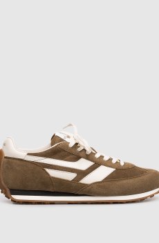 Коричневые замшевые кроссовки MICK
