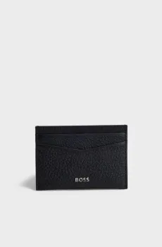 Мужской черный кардхолдер Черный ONESIZE BOSS 11363
