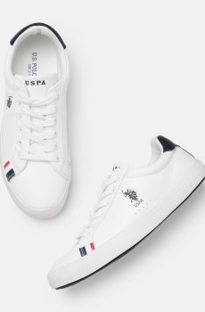 U.S. Polo Assn. Men ARYN 2.0 Brand Logo Patterned Sneakers