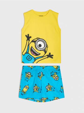 Піжамний комплект із двох предметів Minions - жовтий Піжамний комплект із двох предметів Minions - жовтий
