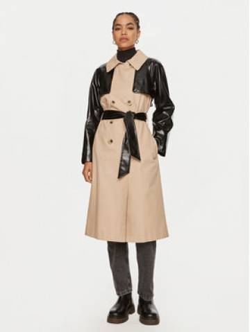 Sisley Тренч 2XDXLN04K Бежевий Oversize Sisley Тренч 2XDXLN04K Бежевий Oversize