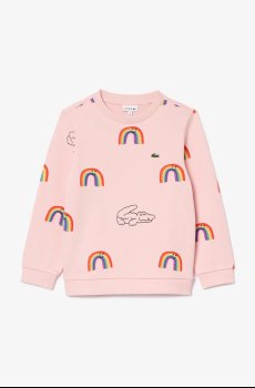 Детская хлопковая кофта Lacoste