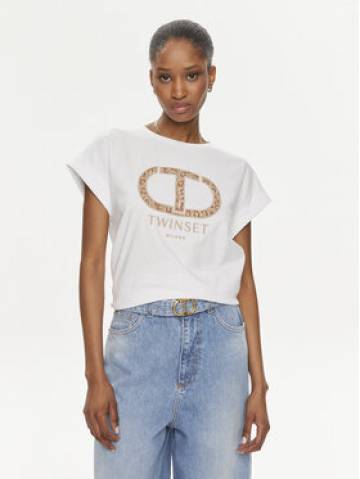 TWINSET Футболка 241TT2142 Білий Loose Fit TWINSET Футболка 241TT2142 Білий Loose Fit