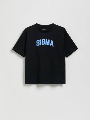 Reserved - Футболка з принтом - чорний - 947EG-99X