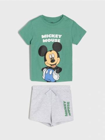 Трикотажний комплект Mickey Mouse - green spruce Трикотажний комплект Mickey Mouse - green spruce