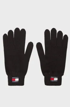 Мужские черные перчатки TJM HERITAGE CORE GLOVES Черный ONESIZE Tommy Jeans AM0AM13333