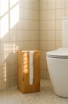 Стійка для туалетного паперу - бежевий