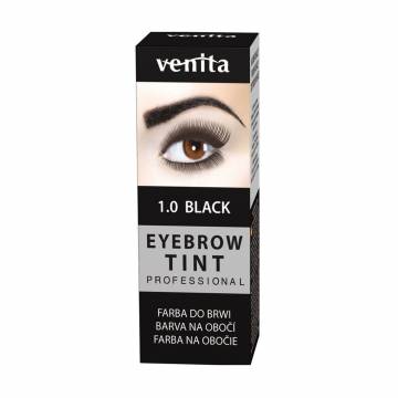 Краска-порошок для бровей Venita Professional Eyebrow Tint 1.0 Black, 10 г Краска-порошок для бровей Venita Professional Eyebrow Tint 1.0 Black, 10 г