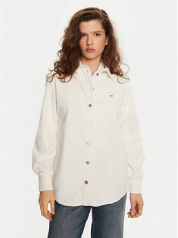 Tommy Jeans Сорочка DW0DW18871 Écru Relaxed Fit Tommy Jeans Сорочка DW0DW18871 Écru Relaxed Fit