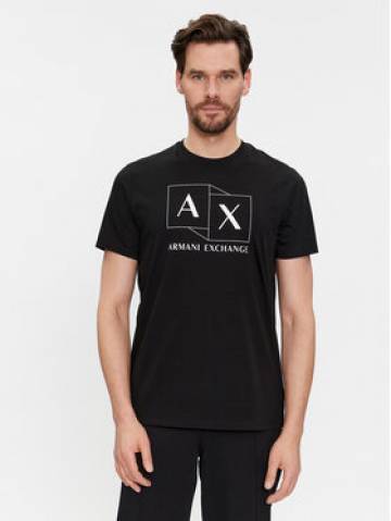 Armani Exchange Футболка 3DZTAD ZJ9AZ 1200 Чорний Regular Fit Armani Exchange Футболка 3DZTAD ZJ9AZ 1200 Чорний Regular Fit