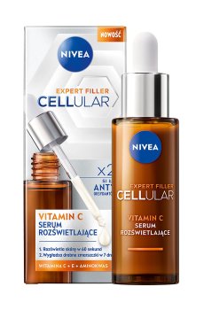 Сыворотка для восстановления сияния лица NIVEA Cellular Expert Filler с витамином С, 30 мл