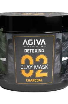Глиняная маска для лица Agiva Detoxing Clay Mask с углем, 300 мл