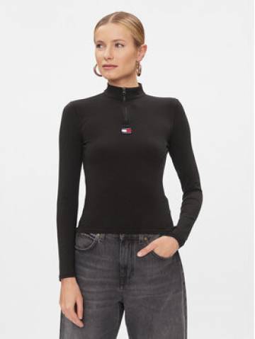 Tommy Jeans Блузка Xs Badge DW0DW16496 Чорний Slim Fit Tommy Jeans Блузка Xs Badge DW0DW16496 Чорний Slim Fit