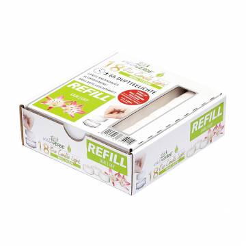Сменные ароматические чайные свечи Villa Verde Eco Candle Light Refill System Lilly, 18 шт Сменные ароматические чайные свечи Villa Verde Eco Candle Light Refill System Lilly, 18 шт