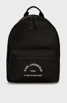 Женский черный рюкзак rsg nylon backpack Черный ONESIZE Karl Lagerfeld 245W3067