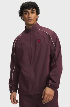 Мужская бордовая ветровка Terrace Woven Jacket Бордовый XXL Under Armour 6013864-622