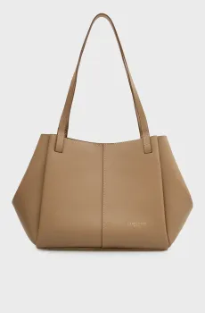 Женская бежевая кожаная сумка Бежевый ONESIZE Lancaster 538-011-SABLE