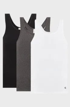 Женская майка (3 шт) SCOOP Разноцветный XS Calvin Klein LV00QS7493