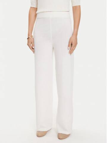 Max Mara Leisure Трикотажні штани Epopea 24263360 Білий Relaxed Fit Max Mara Leisure Трикотажні штани Epopea 24263360 Білий Relaxed Fit