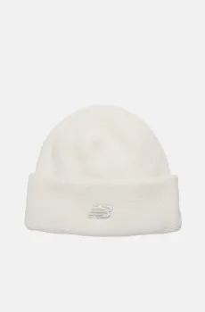 Белая шапка Cuff Knit Hat Белый ONESIZE New Balance LAH00543SST