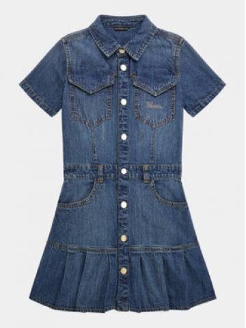 Guess Джинсова сукня J4RK30 D58Z0 Cиній Regular Fit Guess Джинсова сукня J4RK30 D58Z0 Cиній Regular Fit