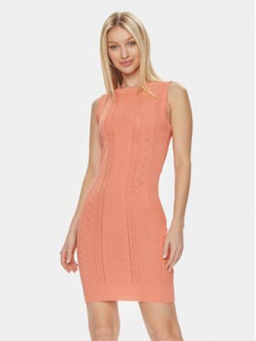 Guess Трикотажна сукня Es Sl Adaline W4GK11 Z2U00 Кораловий Slim Fit Guess Трикотажна сукня Es Sl Adaline W4GK11 Z2U00 Кораловий Slim Fit