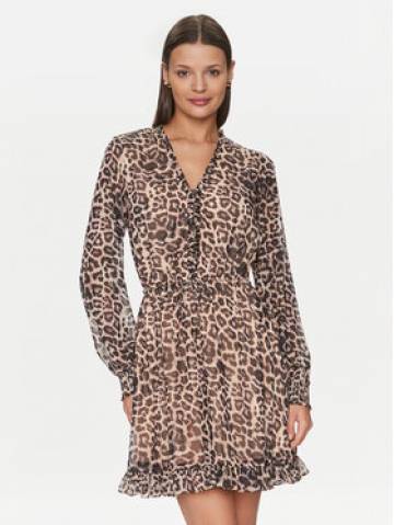 Guess Повсякденна сукня Vanessa W4GK42 WDW82 Коричневий Regular Fit Guess Повсякденна сукня Vanessa W4GK42 WDW82 Коричневий Regular Fit