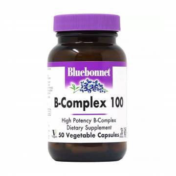 B-Комплекс 100 Bluebonnet Nutrition B-Complex 100, 50 капсул B-Комплекс 100 Bluebonnet Nutrition B-Complex 100, 50 капсул