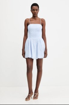 Льняное платье Bardot