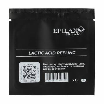 Пилинг для тела Epilax Silk Touch Peeling с молочной кислотой 50% pH 2.9, 3 мл Пилинг для тела Epilax Silk Touch Peeling с молочной кислотой 50% pH 2.9, 3 мл