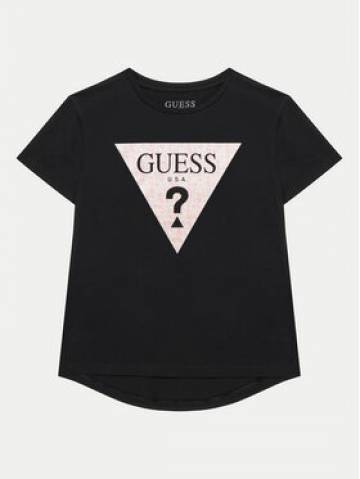 Guess Футболка J5RI18 K6YW4 Чорний Regular Fit Guess Футболка J5RI18 K6YW4 Чорний Regular Fit