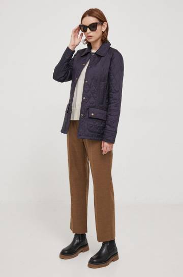 Куртка Barbour женская цвет синий переходная Куртка Barbour женская цвет синий переходная