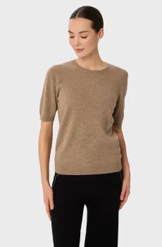 Женский коричневый кашемировый джемпер Коричневый 36 MARC&ANDRE W25-00CH1508