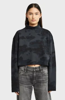 Женский темно-синий камуфляжный гольф Oversized Синий S G-Star RAW D27169,E150