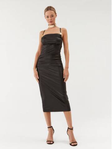 Just Cavalli Коктейльна сукня 75PAO924 Чорний Slim Fit Just Cavalli Коктейльна сукня 75PAO924 Чорний Slim Fit