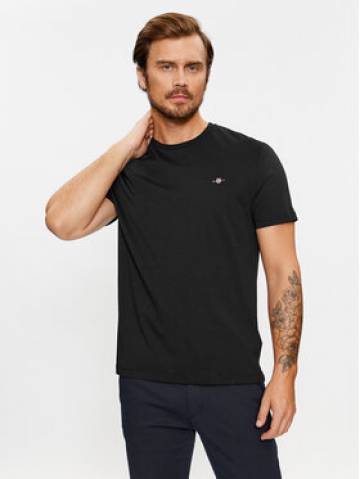 Gant Футболка Shield 2003184 Чорний Regular Fit Gant Футболка Shield 2003184 Чорний Regular Fit