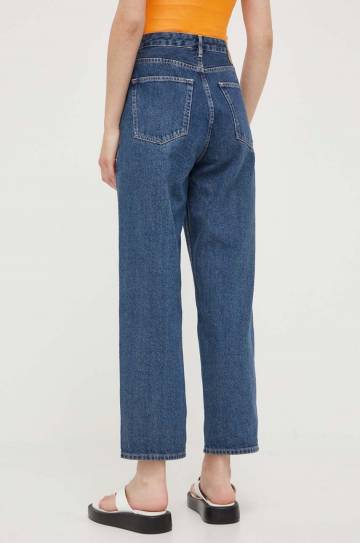Хлопковые джинсы American Vintage высокая посадка Хлопковые джинсы American Vintage высокая посадка