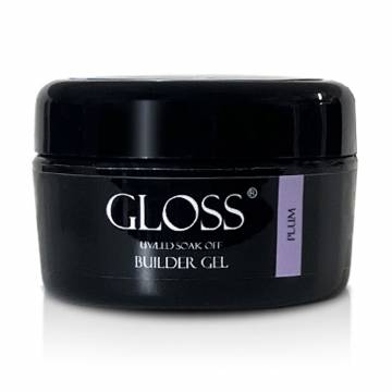 Однофазный гель для ногтей Gloss Builder Gel UV/LED Soak Off, Plum, 30 мл Однофазный гель для ногтей Gloss Builder Gel UV/LED Soak Off, Plum, 30 мл