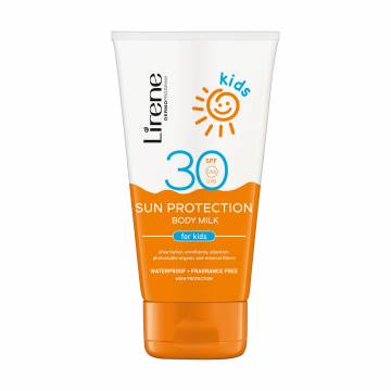 Детское защитное молочко для загара Lirene Kids SPF 30, 150 мл Детское защитное молочко для загара Lirene Kids SPF 30, 150 мл