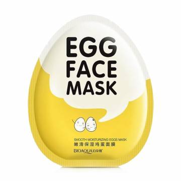 Тканевая маска для лица Bioaqua Egg Face Mask с экстрактом яичного желтка, 30 г