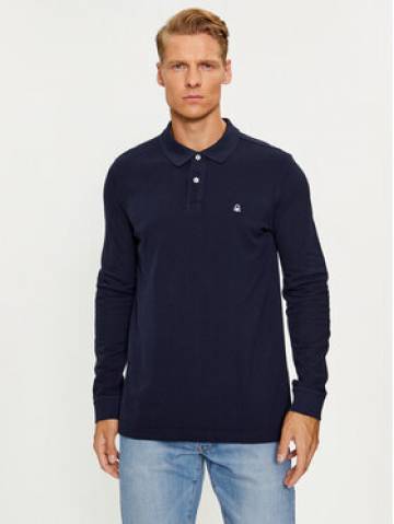 United Colors Of Benetton Поло 3089J3204 Cиній Regular Fit United Colors Of Benetton Поло 3089J3204 Cиній Regular Fit