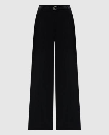 Черные брюки из шерсти Черные брюки из шерсти