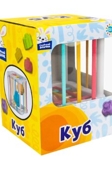 Детская игрушка погремушка Країна іграшок Солнечный зайчик Куб, от 1 года (PL-724-80)