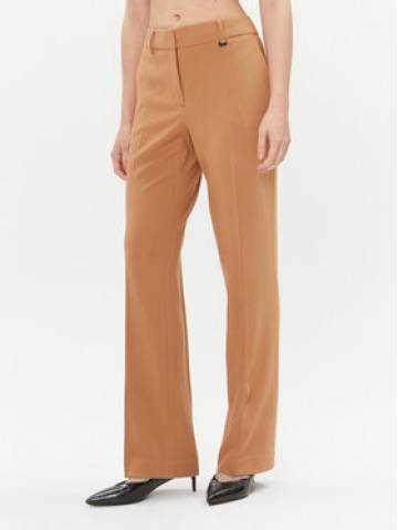 DKNY Штани з тканини UG3PX097 Коричневий Regular Fit DKNY Штани з тканини UG3PX097 Коричневий Regular Fit