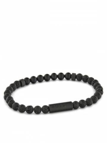 BOSS Браслет MIXED BEADS 1580272 Чорний BOSS Браслет MIXED BEADS 1580272 Чорний