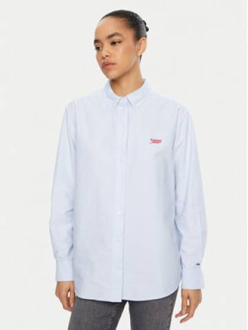 Tommy Jeans Сорочка DW0DW19358 Блакитний Relaxed Fit Tommy Jeans Сорочка DW0DW19358 Блакитний Relaxed Fit