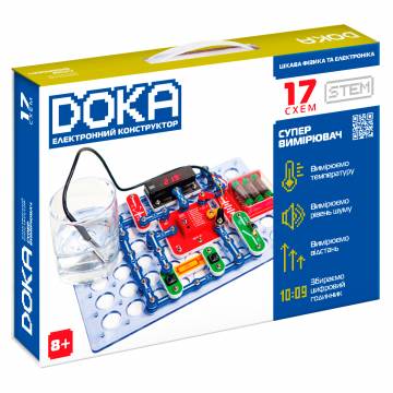 Електронний конструктор Doka Супервимірювач (D70712) Електронний конструктор Doka Супервимірювач (D70712)